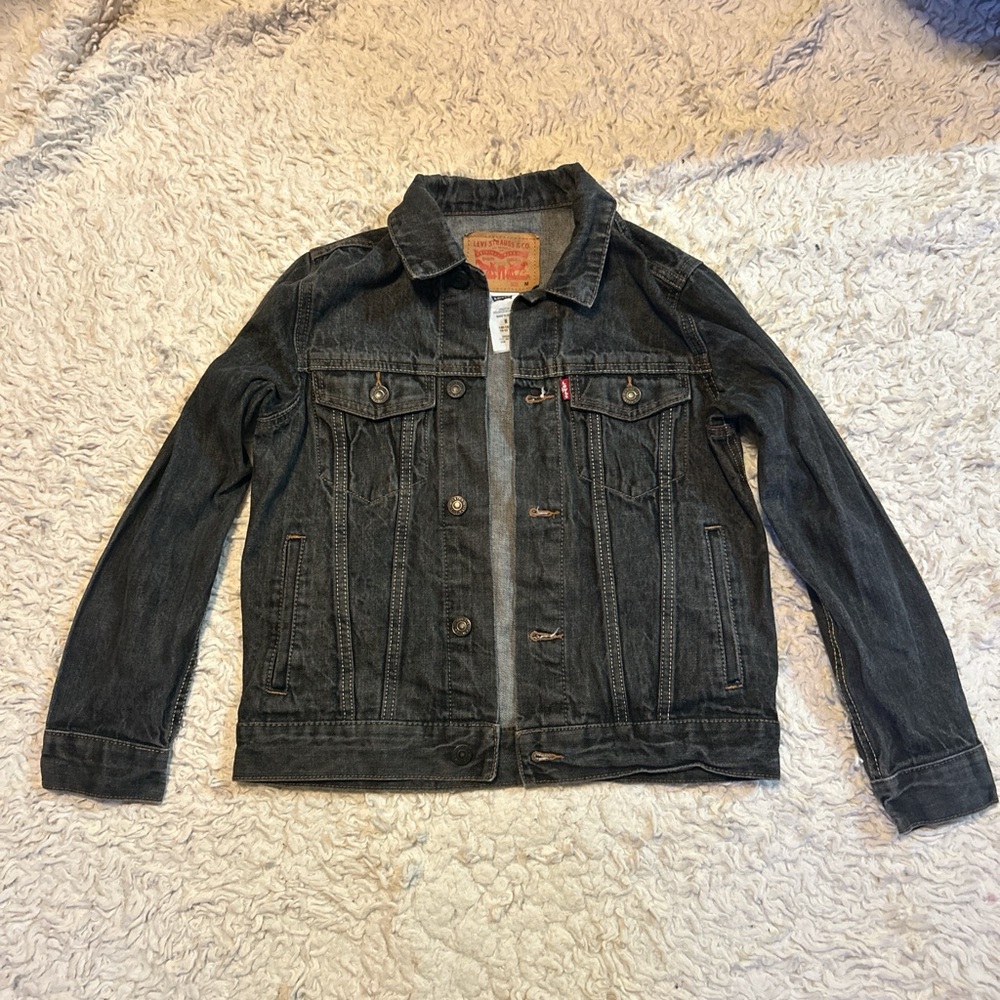 Kids Levi's Dark Gray Denim Jacket
